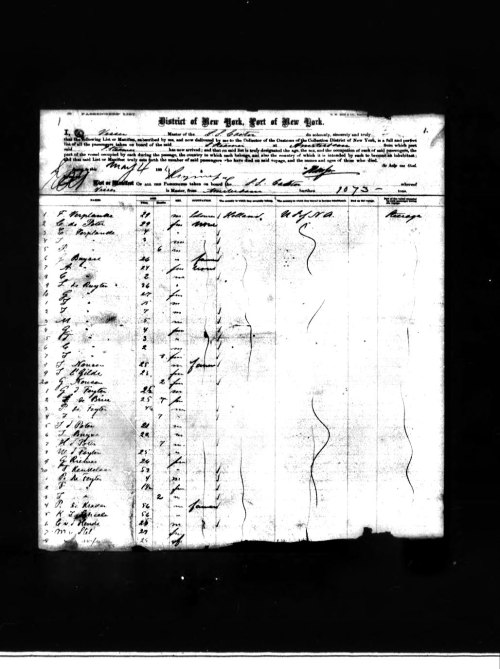 SS Caster Page 1 Janssen immigration