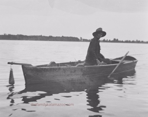 Richard DeKorn enjoying the lake