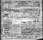 Jacob Verhulst death&nbsp;certificate